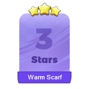MMOJUGG Monopoly Go Warm Scarf 3 Stars-S15-2 Details View of Item Function and Use